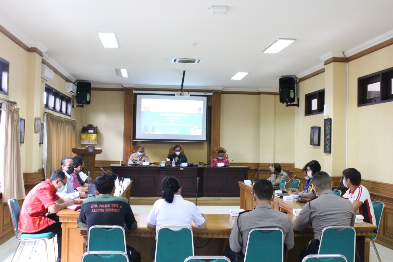 Rapat Koordinasi Pelaksanaan Kegiatan Sinergitas Penerapan Protokol Kesehatan Menuju Pariwisata Sehat